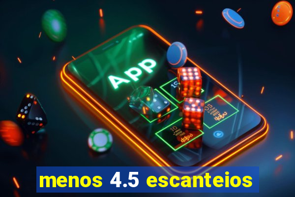 menos 4.5 escanteios